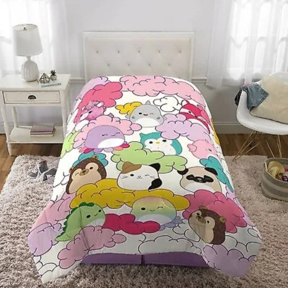 Squishmallows Twin Reversible Comforter